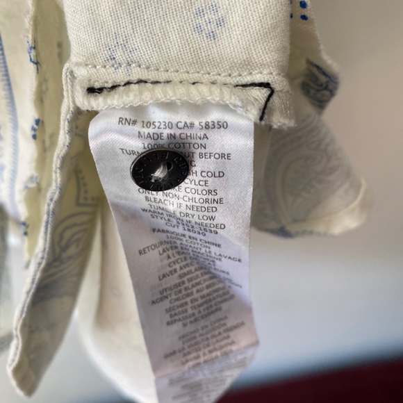 Current/Elliott Bandana T-Shirt Dress Mid/Mini Length Paisley Pattern - Picture 3 of 6